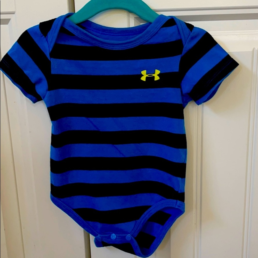 *SALE* Infant Under Armor Striped Onesie